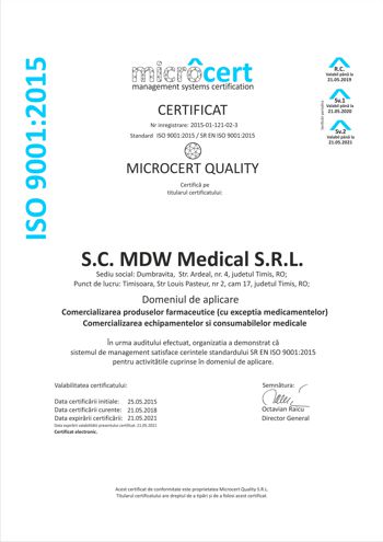certificat ISO 9001